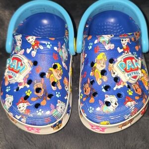 CROCS Paw Patrol Kids Clogs - Blue and White